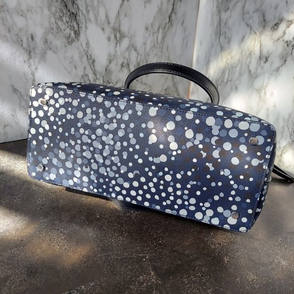 Kate Spade Sadie Large Dome Satchel Leather Crossbody Purse Handbag - Picture 5 of 8